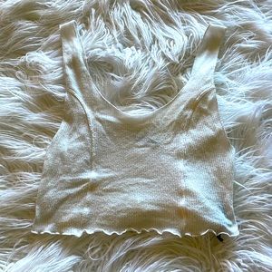 Urban Outfitters White Crop Top